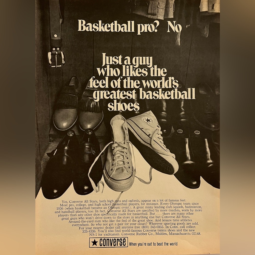 Converse | Vintage 1970s Magazine Advertisement